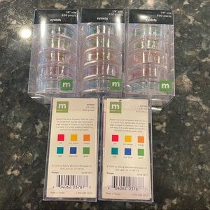 MAKING MEMORIES EYELETS 5 Boxes of 600 each, Primary Colors